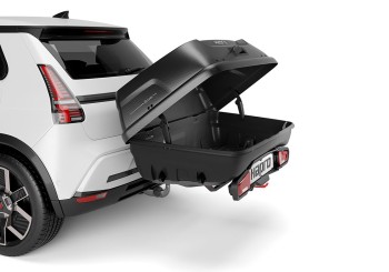 Box na ťažné zariadenie Hapro Boxer M340 Hexagon Black