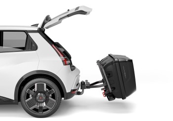 Box na ťažné zariadenie Hapro Boxer M340 Hexagon Black